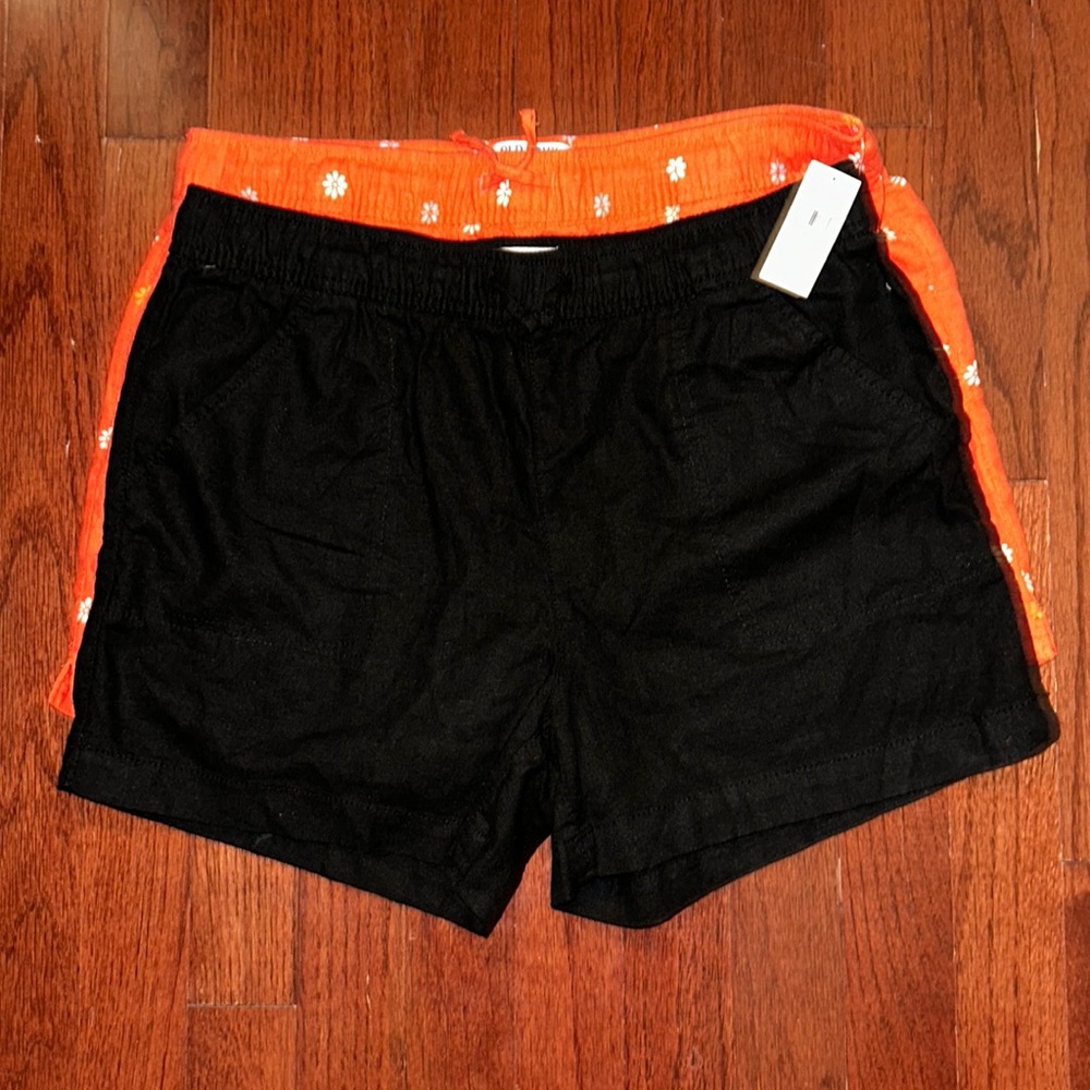 NWT Old Navy 2 Pack Linen Blend Pull on Shorts Woman Size XXL (18)